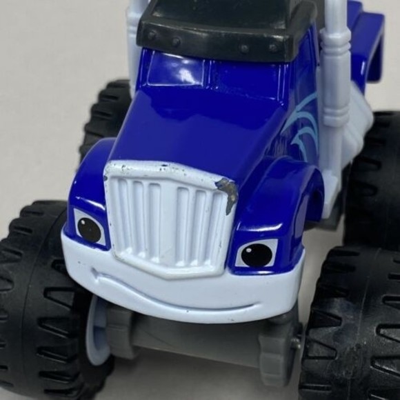 Blaze and the Monster Machines Crusher Blue Truck Toy Car Kids Tv Show - read - Picture 3 of 11